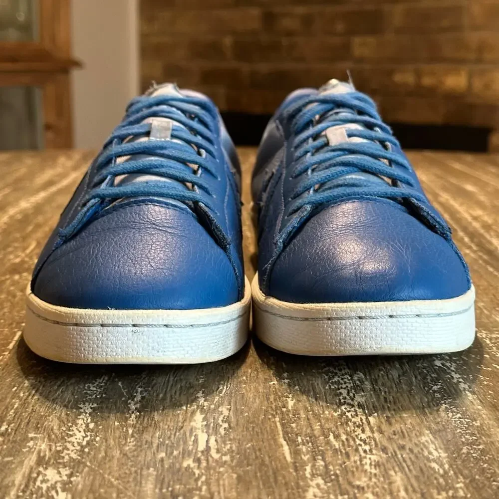 Converse All Star Pro Leather Low Top Sneakers Blue Grey Men’s Size 10